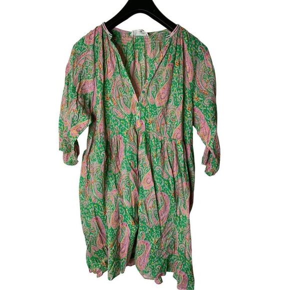 BA&SH Odeon Dress green women's size large - Picture 4 of 9